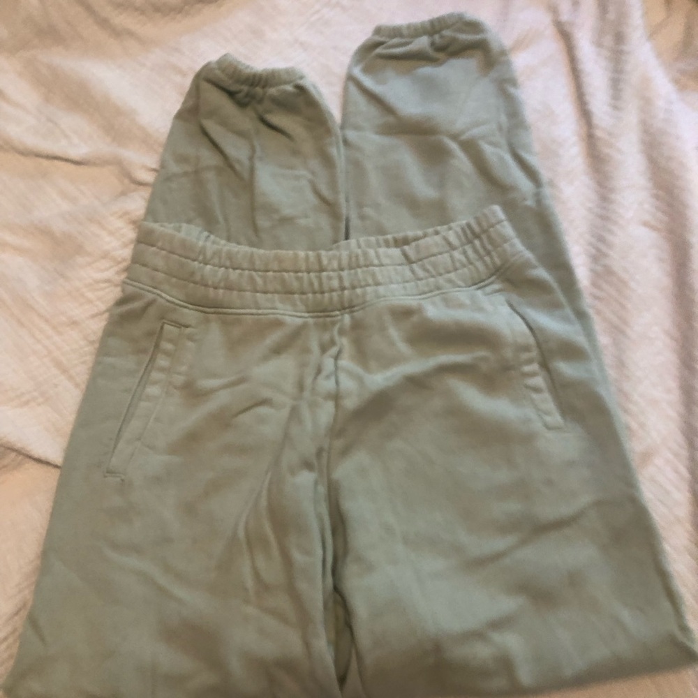 Green Jogger Sweatpants - Picture 2 of 4